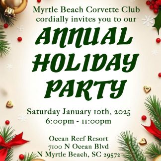 Annual Holiday Party January 10th, 2026